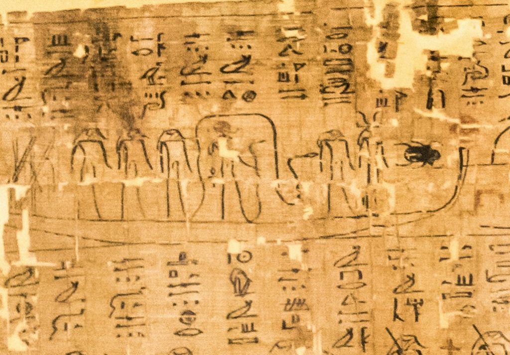 Il papiro dell'Amduat in prestito alla mostra di Milano “Sotto il cielo di  Nut. Egitto divino”